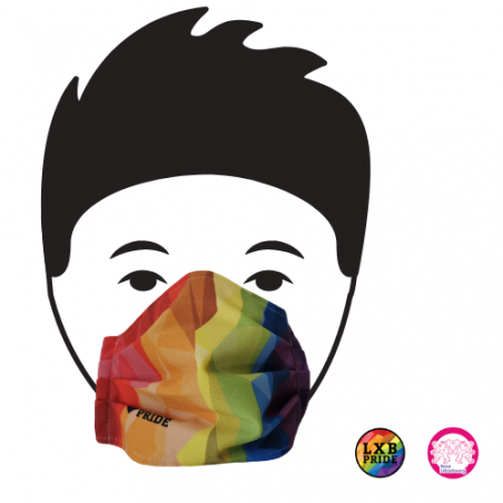 LXB Pride Masque en tissu