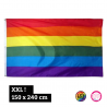 Fahne "Regenbogen" XXL (150x240cm)