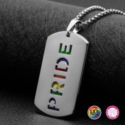 Collier avec pendentif "Pride"