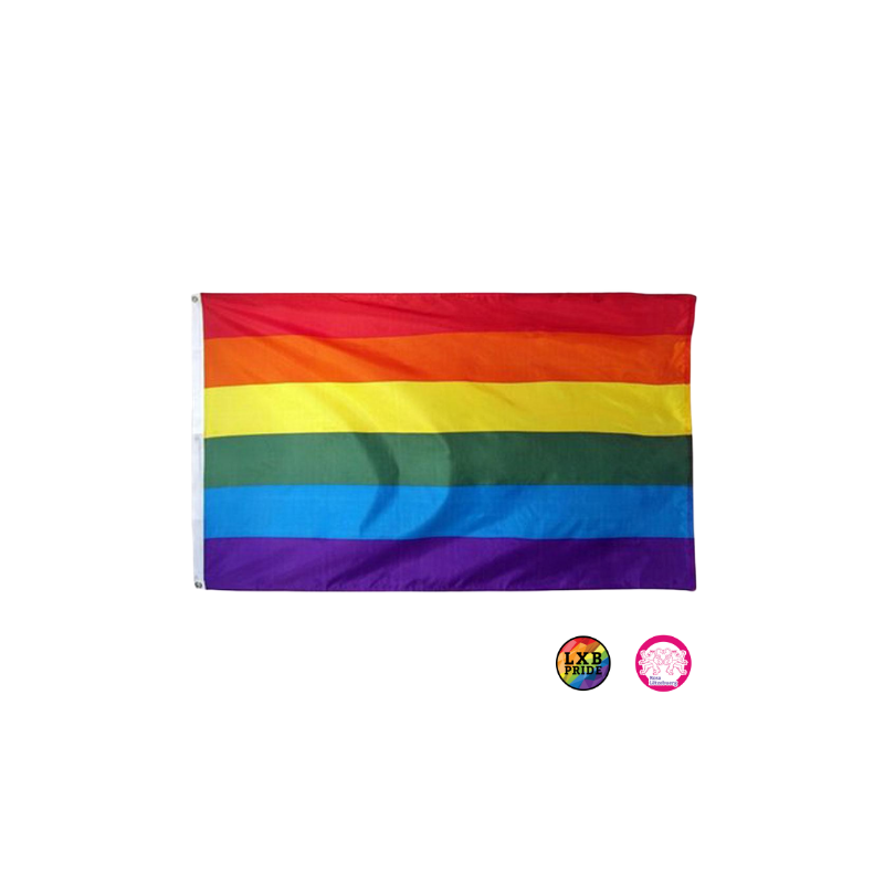 Fahne "Regenbogen" (90x150cm)
