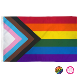 Drapeau "Progress Pride"...